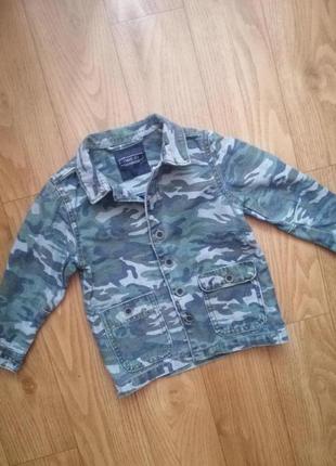 Джинсовая куртка пиджак next на 2-3 года