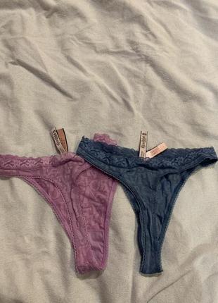 Трусики стрінги victoria secret2 фото