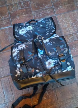 Стильний рюкзак bagland бюджетний якісний вмісткий чорний синій