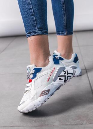 3523🍃кросівки в штучній шкірі та текстилі👑