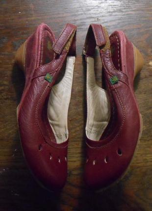 Мега крутые босоножки  испанская эко-обувь el naturalista  кожа р.392 фото