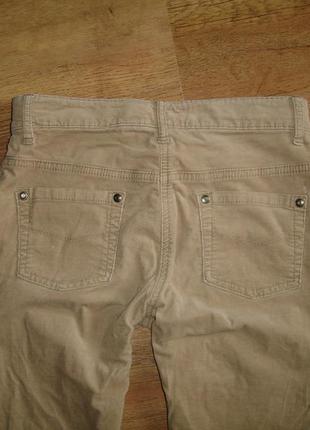 Тонкие вельветовые брюки на 12 лет от matalan , стрейчевые5 фото