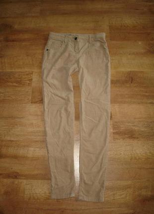 Тонкие вельветовые брюки на 12 лет от matalan , стрейчевые1 фото