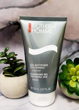 Оригінал гель для обличчя очищуючий і тонізуючий для нормальної шкіри biotherm homme gel nettoyant оригинал гель для умывания очищающий