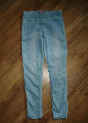 Джегенсы, джеггинсы, тонкие летние джинсы на 10-11 лет  тонкие, легкие