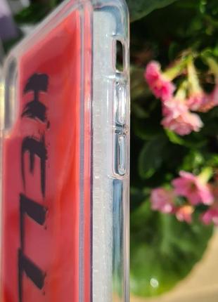 Неоновый чехол для iphone x/xs. неоновый песок 4