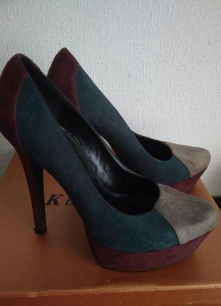 Замшевые туфли centro