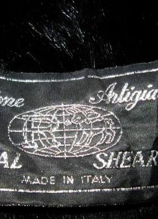 Натуральна дублянка жіноча original shearling. італія. 56р. лот 696