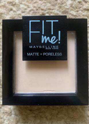 Пудра fit me maybelline matte + poreless1 фото