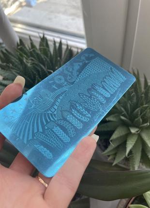 Пластина для стемпинга колоски україна