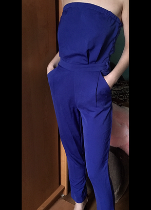 Комбинезон синий с штанами