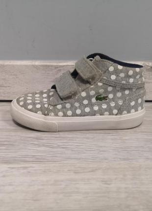 Детские кеды lacoste 2
