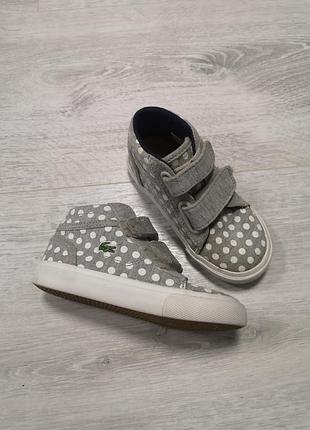 Детские кеды lacoste 4