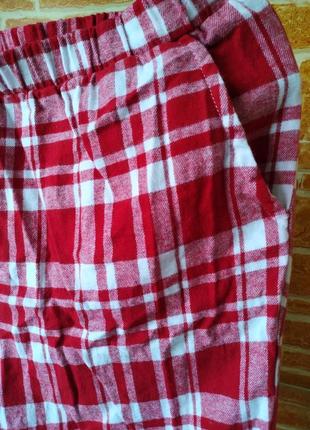 Пижама домашние штаны by very m-l размер в клетку2 фото