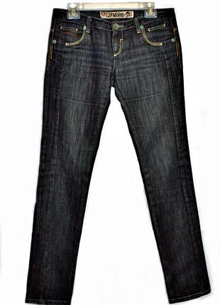 Джинсы черные "мокрый асфальт" jf morris