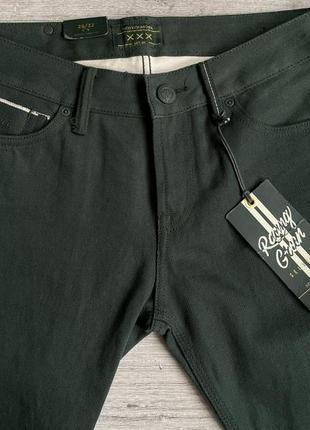 Джинси scotch & soda lot. 22 tye slim carrot fit racing green selvedge jeans4 фото