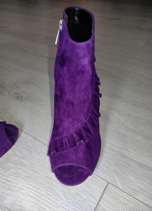 Туфли ботильоны с открытым носком karen millen4 фото