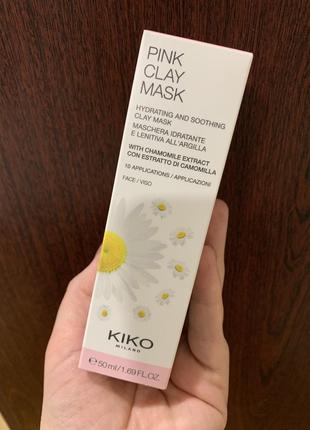 Kiko pink clay mask1 фото