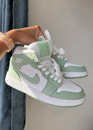 Кросівки jordan 1 retro all green кроссовки