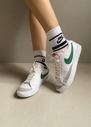 Кроссовки nike blazer low 77 vintage green2 фото