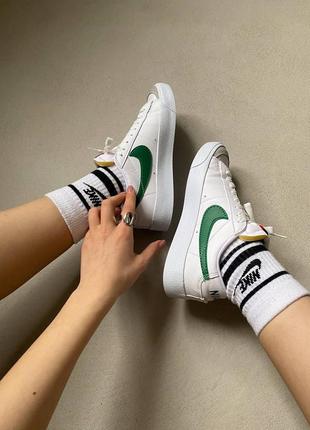 Кроссовки nike blazer low 77 vintage green4 фото