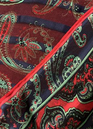 Замечательный платок из натурального шелка5 фото