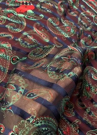 Замечательный платок из натурального шелка6 фото