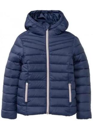 Куртка демісезонна з капюшоном синя pepperts р. 134, 140см