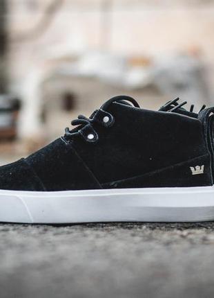 Supra charles black premium suede2 фото