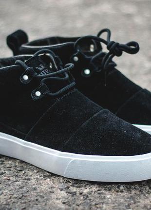 Supra charles black premium suede4 фото