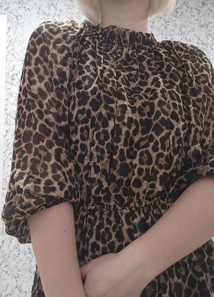 Сукня в леопардовий принт 🐆5 фото