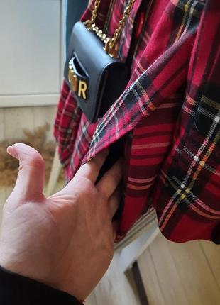 Шотландское пальто скотиш, клетчатый плащ актуальное💥4 фото