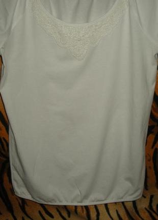 Супер блуза білосніжна"sprit"р. м,100%коттон-110грн.2 фото