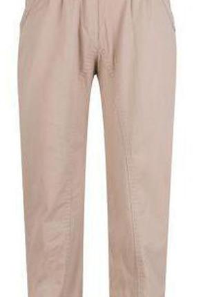 Бежевые котоновые брючки для девочек