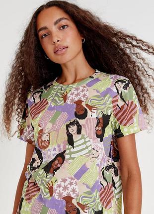 Футболка з принтом pull&bear - xs, s, m, l4 фото