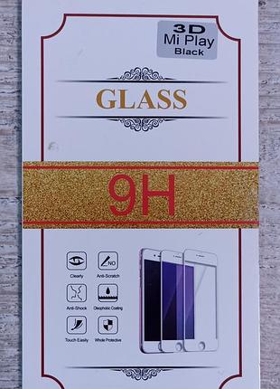 Защитное стекло для xiaomi mi play black