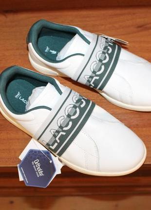 Lacoste carnaby evo шкіряні снікери, сліпони