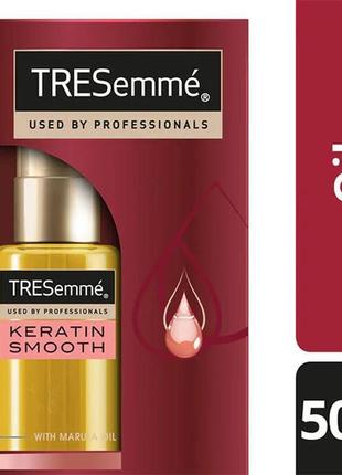Tresemmé легкая, розкошная формула кератинового масла для волос 50 мл1 фото