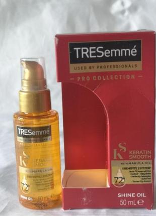 Tresemmé легкая, розкошная формула кератинового масла для волос 50 мл2 фото