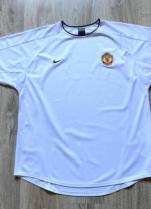 Мужская винтажная коллекционная футболка джерси nike dri fit manchester united