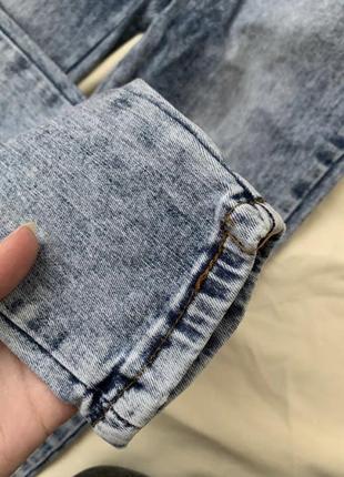 Голубі джеггінси скінні джинси6 фото