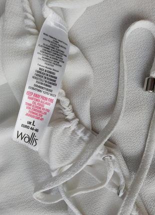 Блузка молочна з кружевом wallis6 фото