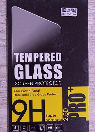 Защитное стекло для samsung galaxy j330 (j3-2017) white