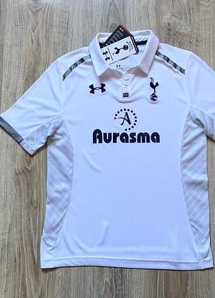 Подростковая поло футболка футбольная джерси under armour tottenham hotspur