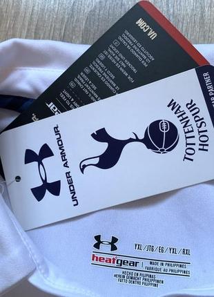 Підліткова футболка поло футбольна джерсі under armour tottenham hotspur7 фото