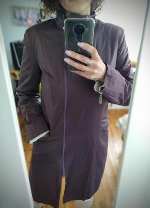 Плащик кольору баклажан 2