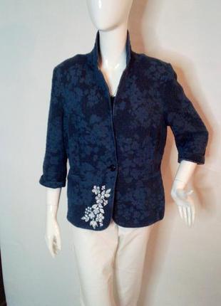 Жакет катоновый стеганный-под джинс