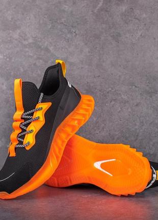 Лёгкие оранжевые кроссовки3 фото