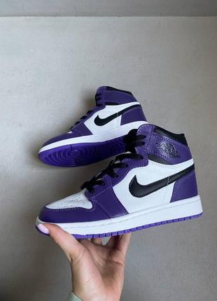 Кросівки 1 retro purple кроссовки