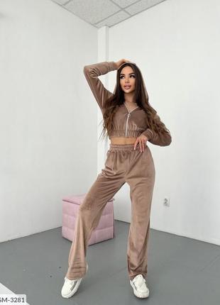 Костюм велюр плюш